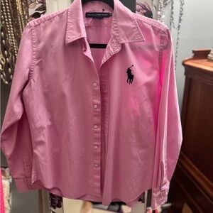 Ralph Lauren Pink Button-Up Shirt
